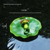 Travel Frog Zen Ornament - Resin Decor Gift for Office and Home