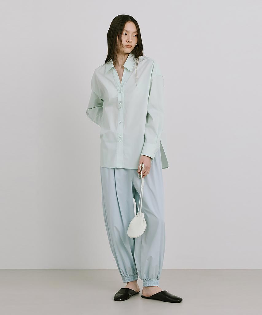 Bundercammer Shirred Moon Jar Pants_Light Blue