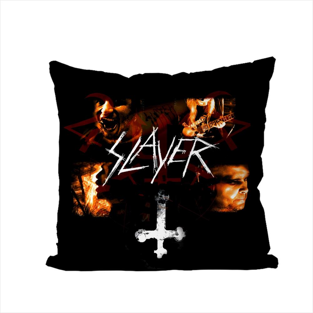 Band SSlayer Pillow Case For Car Sofa Decorative Home Doublesided Print Plush Square Throw Pillow Cushion Cover