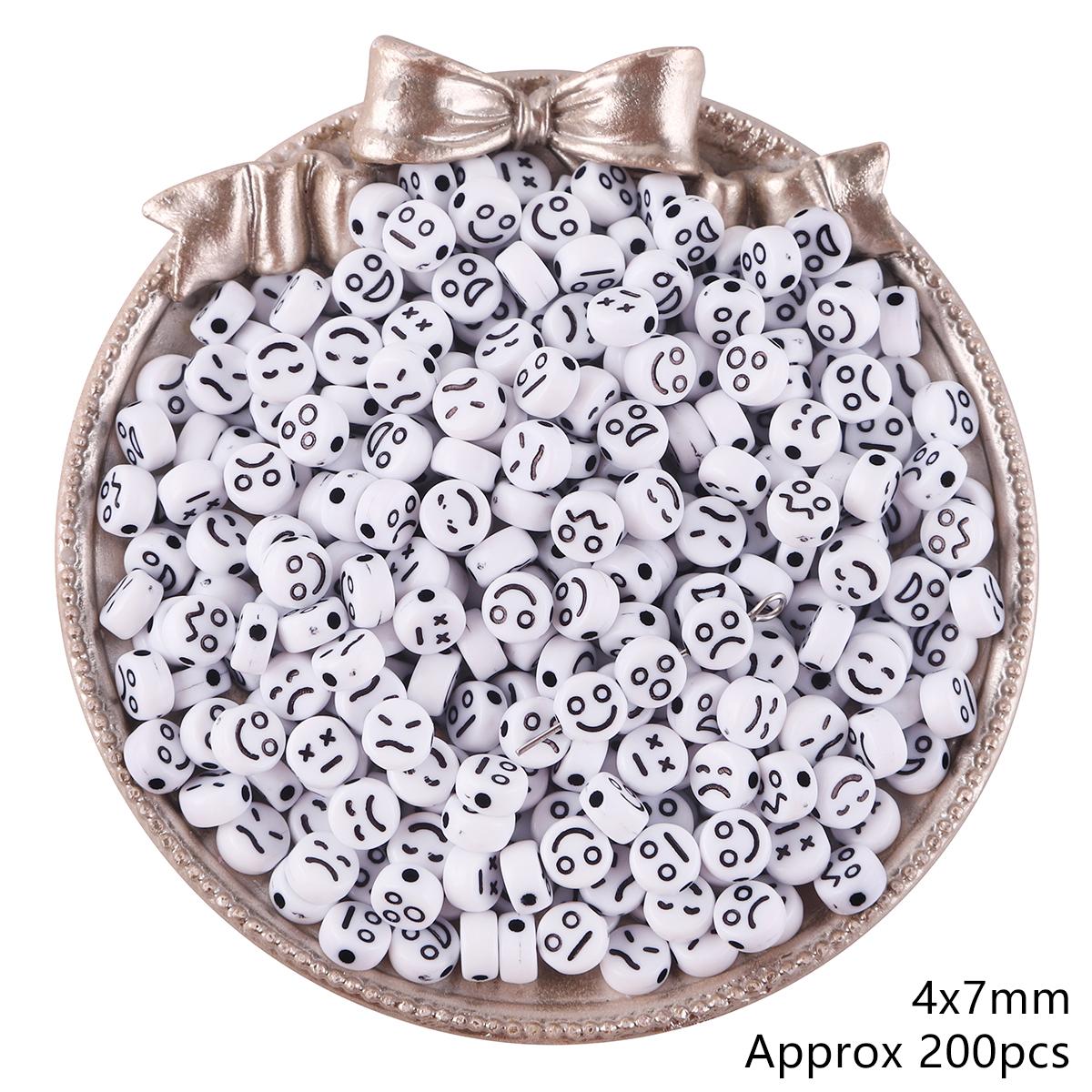 

200 шт акриловые плоские бусины для DIY ожерелье браслет серьги изготовление ювелирных изделий аксессуары для рукоделия