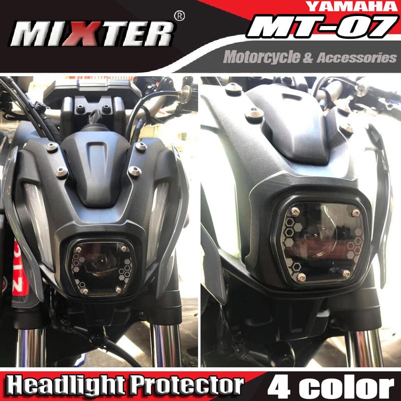 Motorcycle Accessories Headlight Protector Screen Protective Cover Guard Headlamp Shield For YAMAHA MT-07 2021-2024 2023 MT07