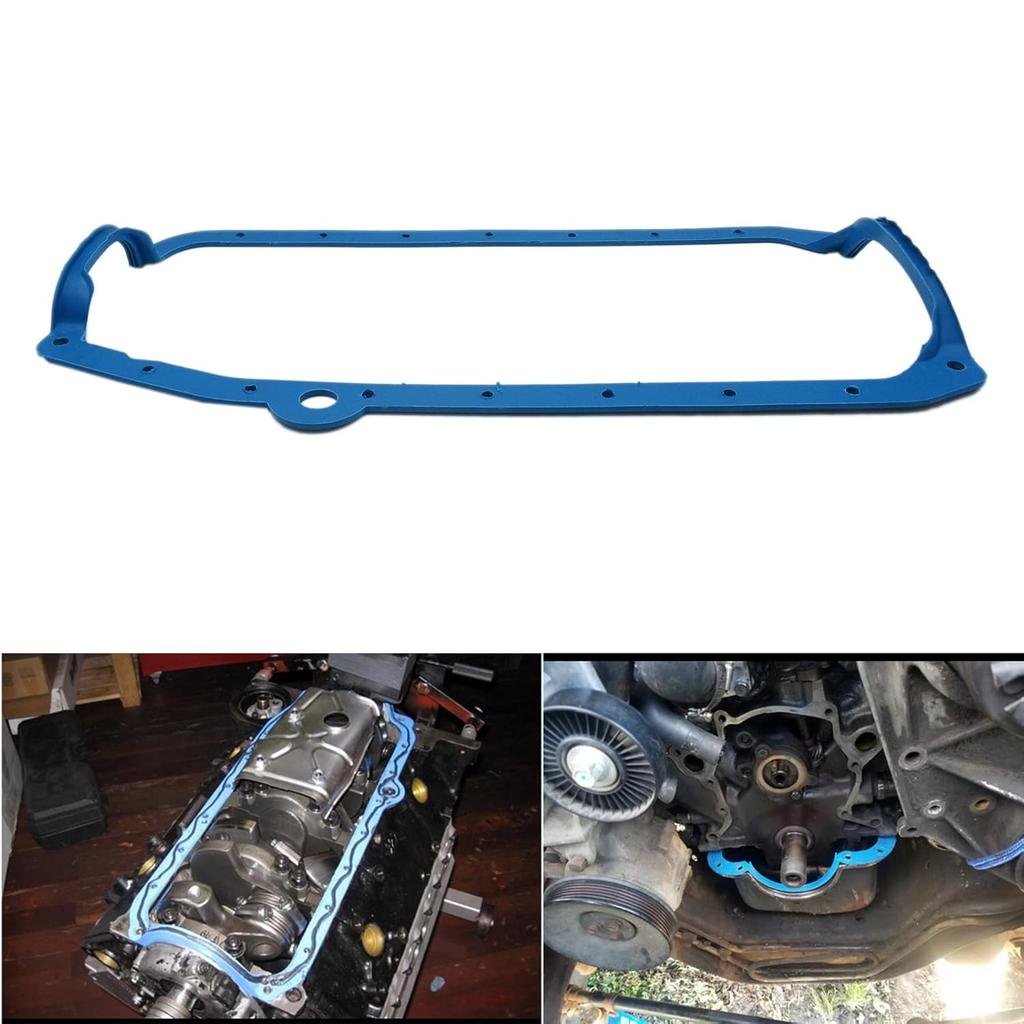 1 Piece 265-283-327-350-383-400 Oil Pan Sealing Gasket Replacement for SB Chevy Engines Pre-79 Early SBC SB