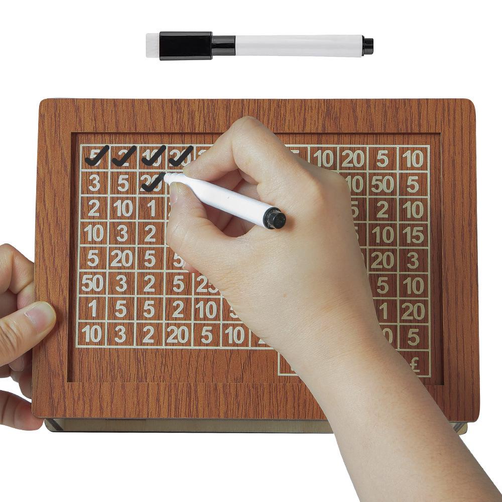 Wooden Counter Piggy Bank: Cross-Border Spot Money Box