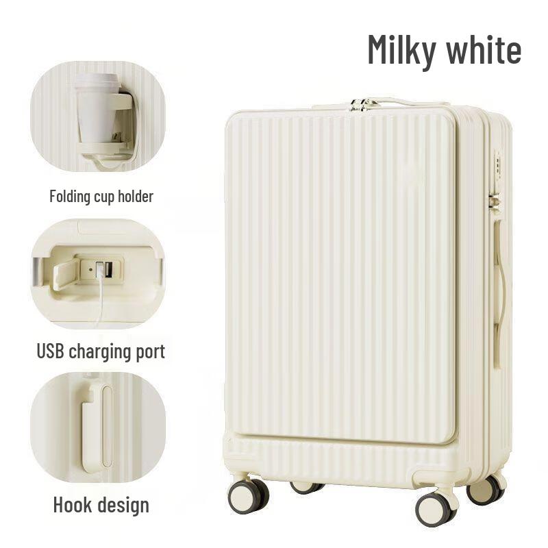 

OEING Front-Opening Hardside Suitcase