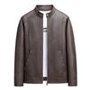 M-XL Spring and Autumn Men's Leather Jacket New Top Leather Jacket Men's PU Leather Jacket Spring and Autumn Trend Standing