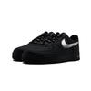 Nike Air Force 1 Black Warrior, Silver Wing Starlight Abrasion Resistant Low Top Skateboard Shoes Unisex Black Silver CW2288-001(Team830-)