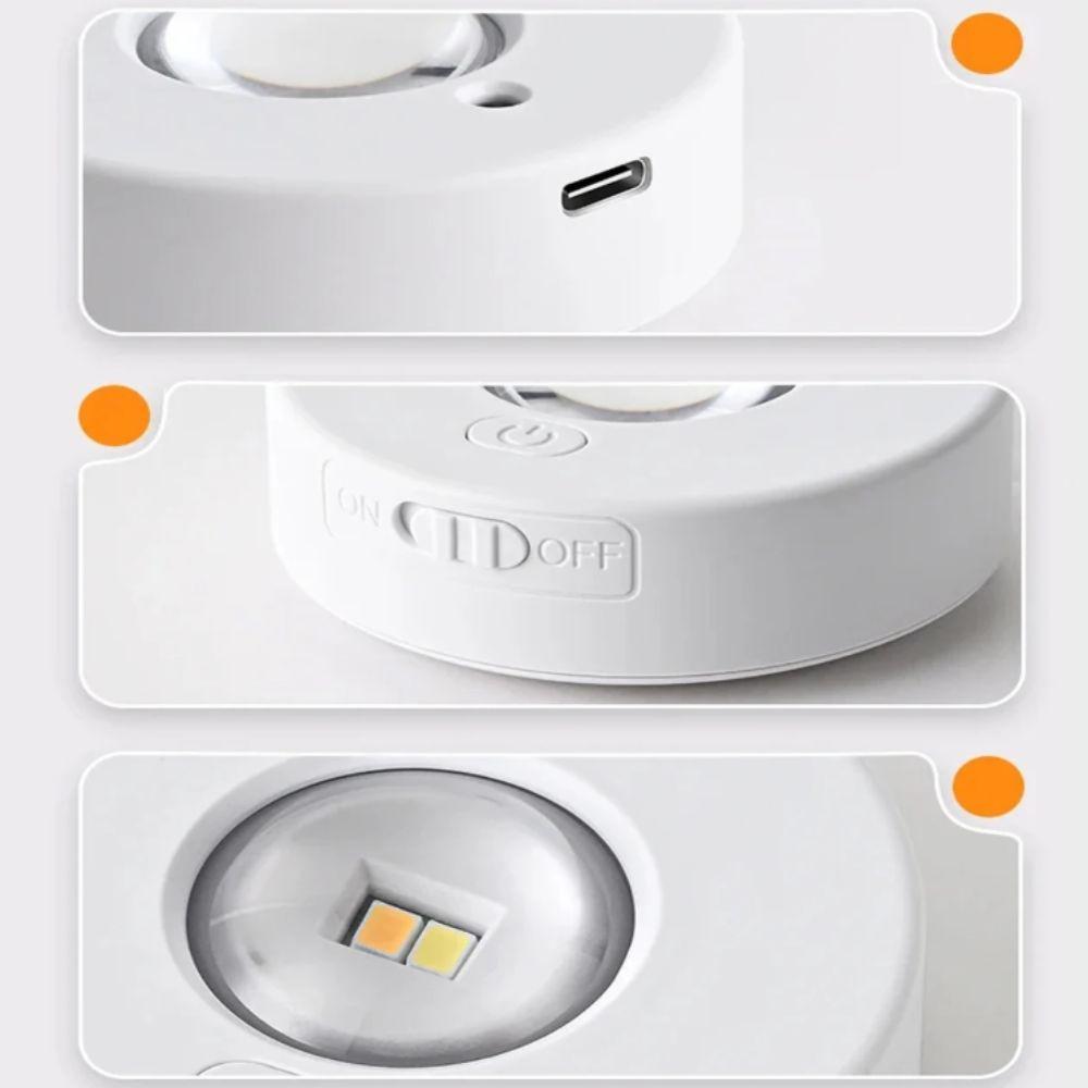 IR Remote Control Under Cabinet Lights Dimmable RGB Wireless Spotlight  Cupboard Lighting