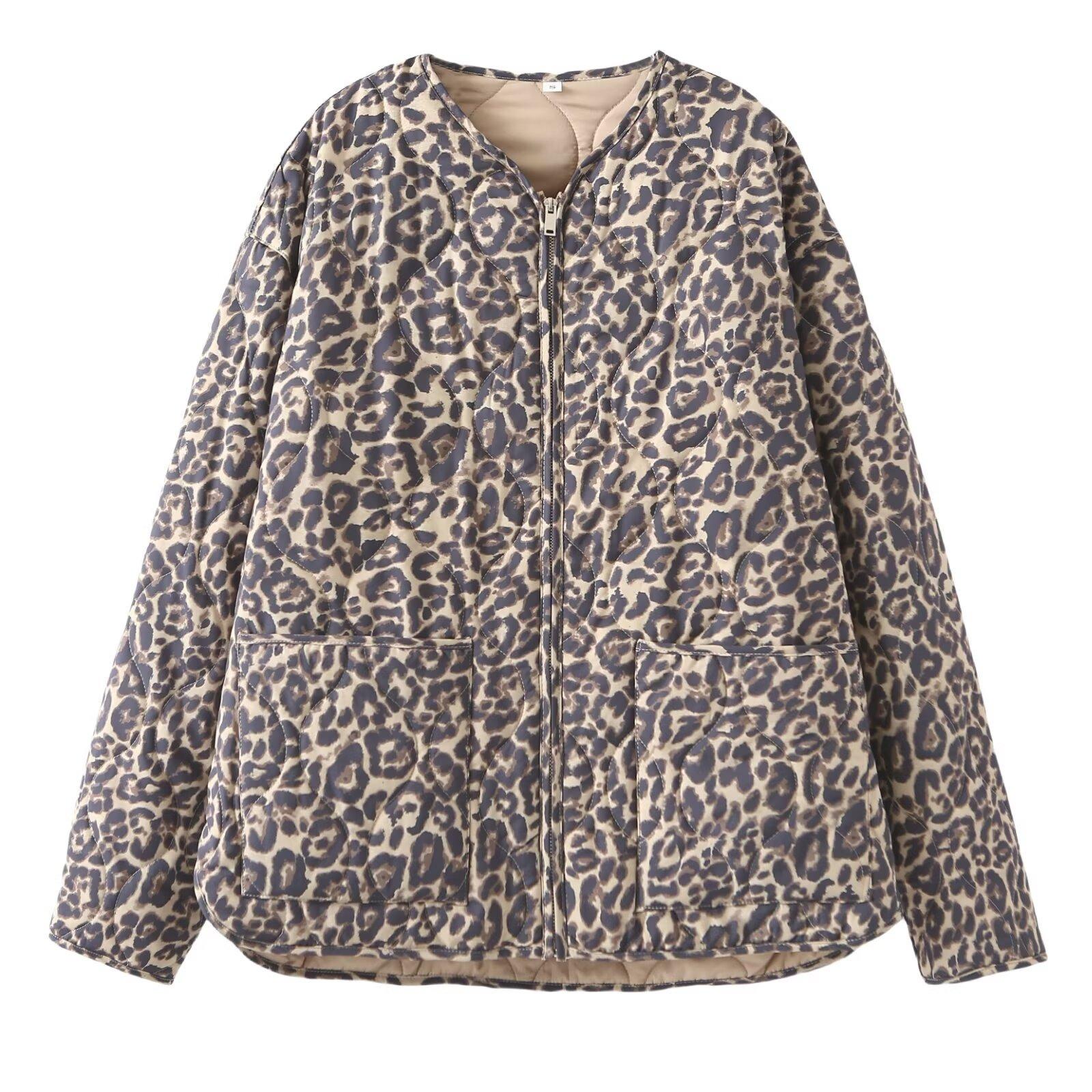 

Женская одежда 2024 года, осень-зима, новая мода, ромбовидная хлопковая одежда, свободная, с круглым вырезом, стеганая линия, хлопковое пальто для женщин L