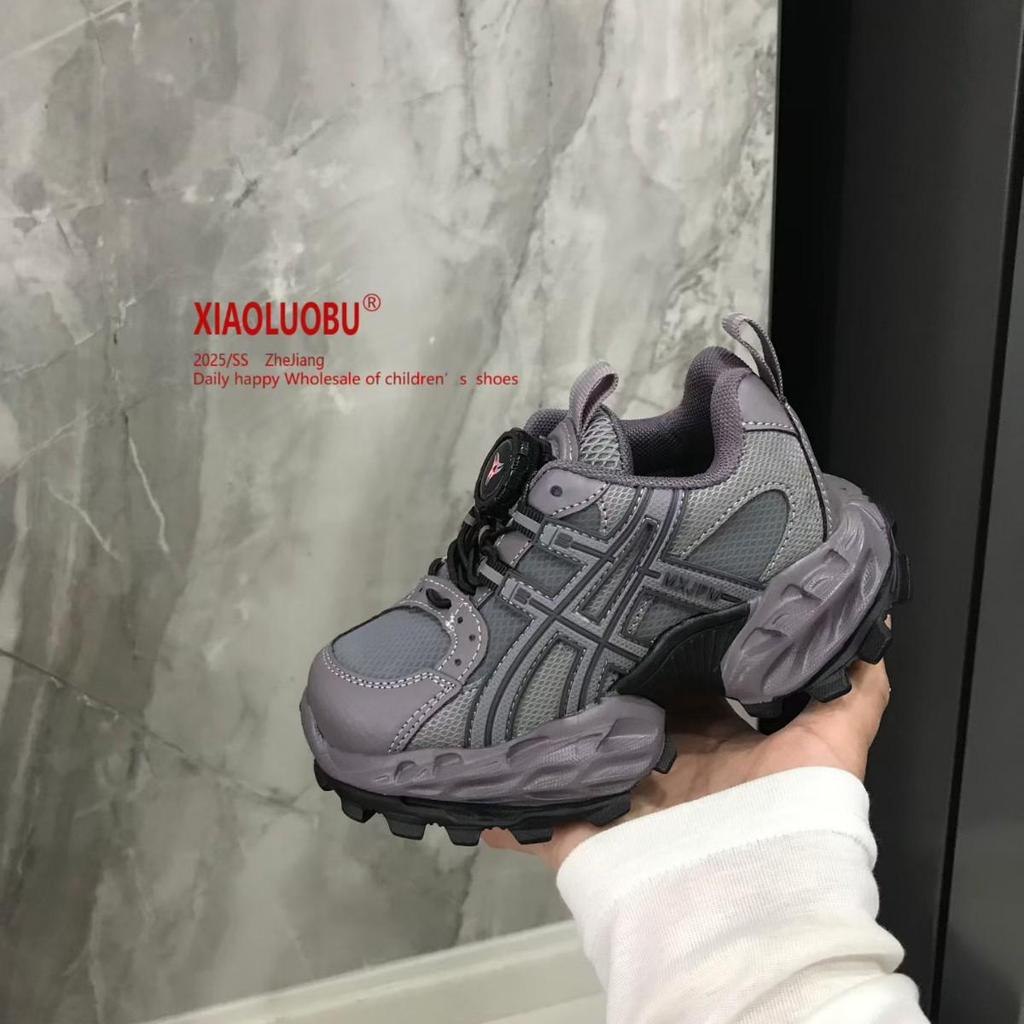 Zapatillas Retro tipo "Dad Shoes" para Niños Otoño/Invierno 2025: Zapatillas de Running Modernas y Ligeras para Niños y Niñas con Comodidad Adicional de Algodón.