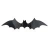 12Pcspack Halloween Black Bat Wall Stickers 3D Stickers Living Room Background Wall Decoration Red Bat Stickers Wholesale