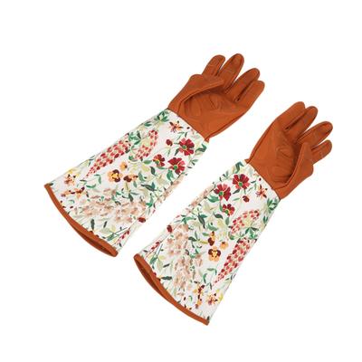 1 Pair of Long Sleeve Gardening Gloves Hands Protector for Garden Yard Pruning Trimming Use