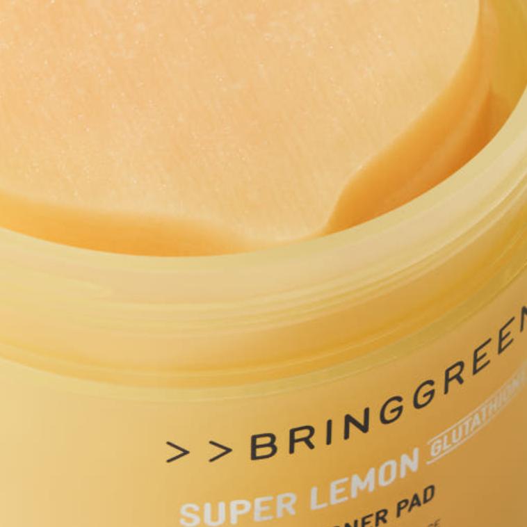 BRING GREEN Super Lemon Glutathione Toner Pads 90pcs + Refill | Brightening & Exfoliating