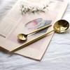 304 Mirror Gold Western Food Knife, Fork and Spoon Tableware Steak Knife and Fork Dessert Fork and Spoon Coffee Spoon Chopsticks