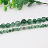 6-14mm Natural Green Granites Jades Chalcedony Tower Shaped Round Beads Necklace, Accessory Neck Chain,Rotating Button,Women Gifts