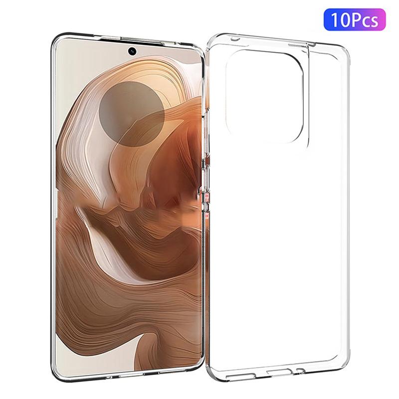 

10Pcs/Set For Motorola Edge 50 Ultra 5G/Moto X50 Ultra 5G Case Clear TPU Watermark-Free Shockproof Phone Cover A