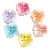 6pcs/set Ladies Gradient Color Flower Shark Clip Spring/Summer New Thick Hair Thin Hair Use Holiday Gifts for Leisure