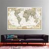 Decorative Hanging Picture Retro World Map Posters Education Printing Wall Art Pictures Painting Office Home Decoration
