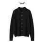 Women's 100% Cashmere Polo Neck Sweater - Versatile Autumn/Winter Knitwear Cardigan Blouse