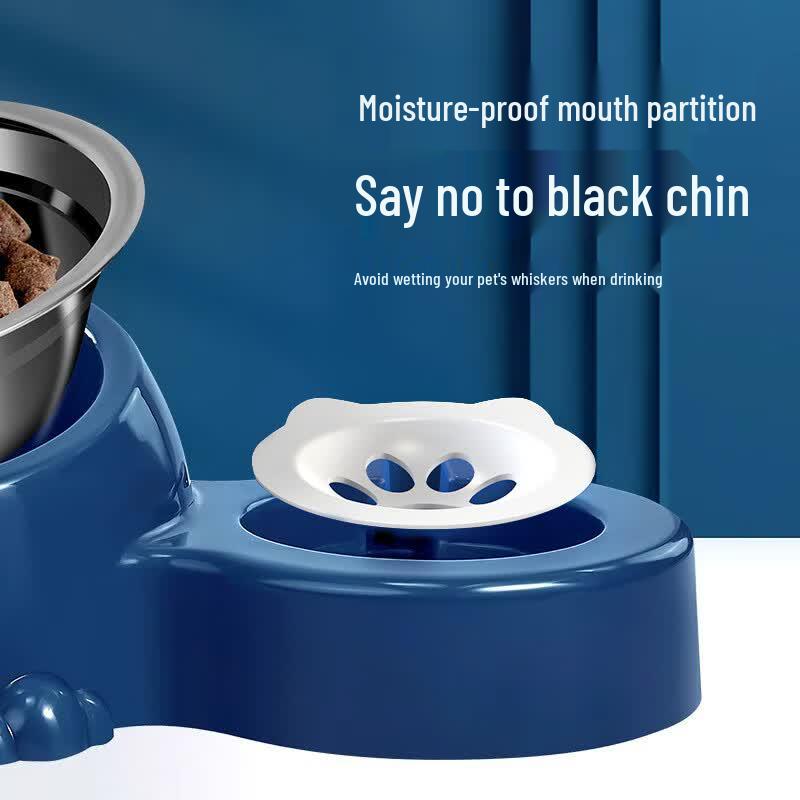 COODORA Stainless Steel Double Pet Feeder & Waterer CN plug (adapter included)