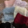 2Yards Embroidery Pink Black Tulle Lace Trim DIY Lingerie Sewing Mesh Lace Fabrics 16CM Wide