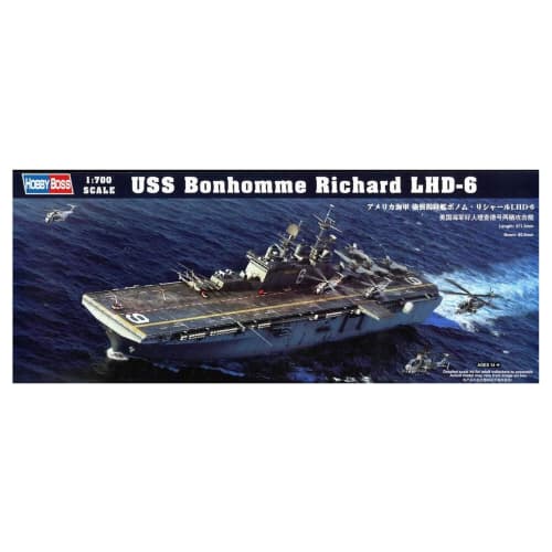 Hobby Boss 1/700 Scale US Navy Amphibious Assault Ship Bonhomme Richard LHD-6 83407 Plastic Model
