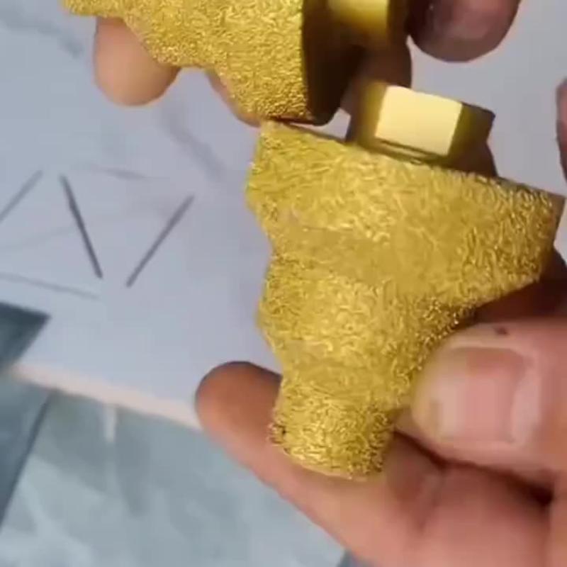 Reamer Masonry Drilling Crowns Construction Tool M10/M14  iamond Chamfer Router Bits  Milling Tile CutterMarble Concrete