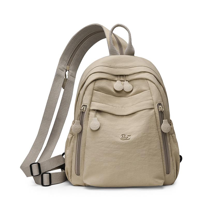Women's Small Nylon Backpack Lightweight Waterproof Daypack with Front Pocket for Travel Daily Use