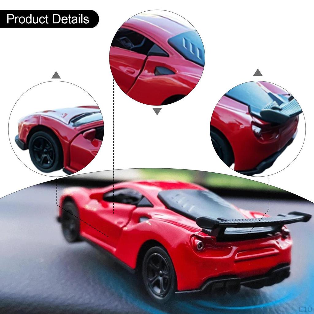 1/64 Dynamic Vehicle Car Model Center Decoration Turning And Tracking Universal Auto Accessories