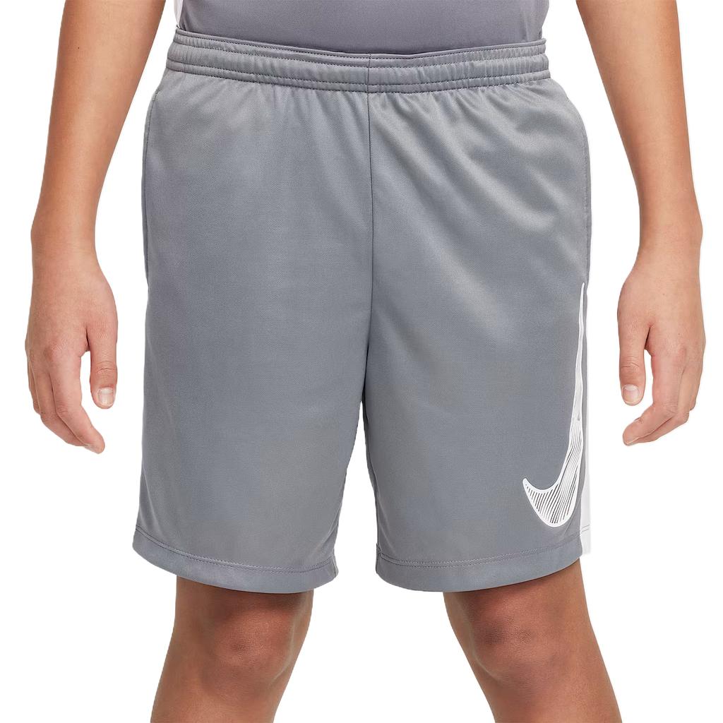 Nike Dri Fit Shorts Teenagers Smoke Gray HF8081-085