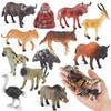 Oenux Montessori Toy Wild Farm Dinosaur Ocean Cat Animals Model Action Figure Zoo Figurines Cute Miniature Education Kid Gift