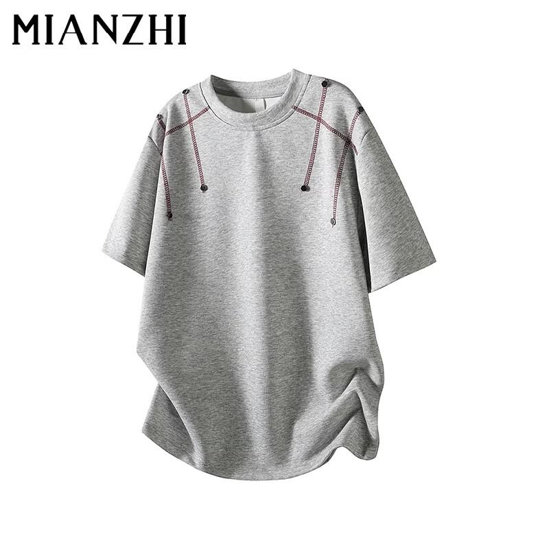 

Men s American Style Rivet Design Short Sleeve T-Shirt XL