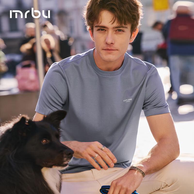 Mr. Bu Men s Soft Cotton Short-Sleeve T-Shirt L