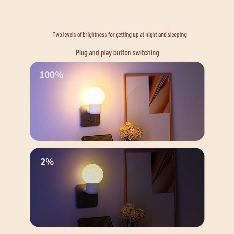 Energy-Saving Night Light with Remote Control - Ideal for Baby Feeding, Eye Protection, and Kids' Sleep. Free Shipping.
