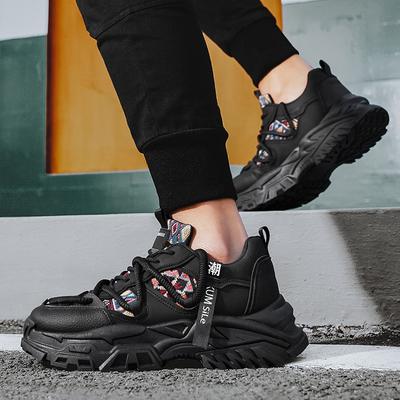 Nowa Moda Męskie Cztery Pory Roku Wygodne Buty na Grubej Podeszwie Studenci Chłopcy Modne Miękka Podeszwa Oddychające Casualowe Sneakersy do Biegania