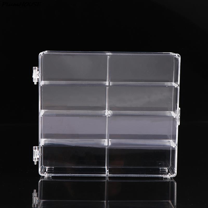 1X Acrylic Hot Wheels Car Storage Box For Diecast 1/64 Storage Displays Dustproof Educational Kid Boys Toys For Children Gift
