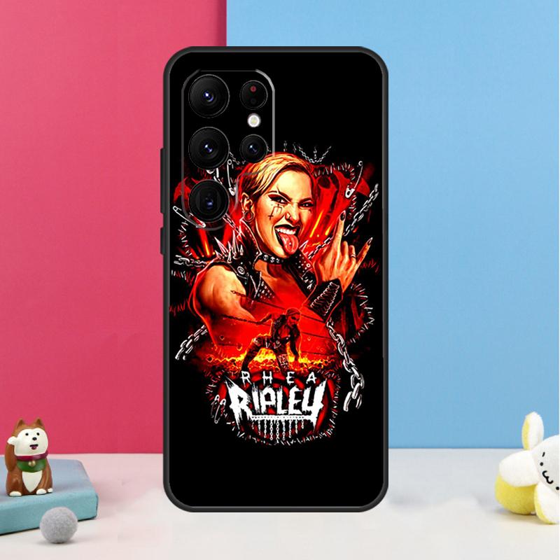 Rhea Ripley Case For Samsung Galaxy S22 S23 Ultra S9 S10 Plus Note 10 20 Ultra S20 S21 FE Soft Cover