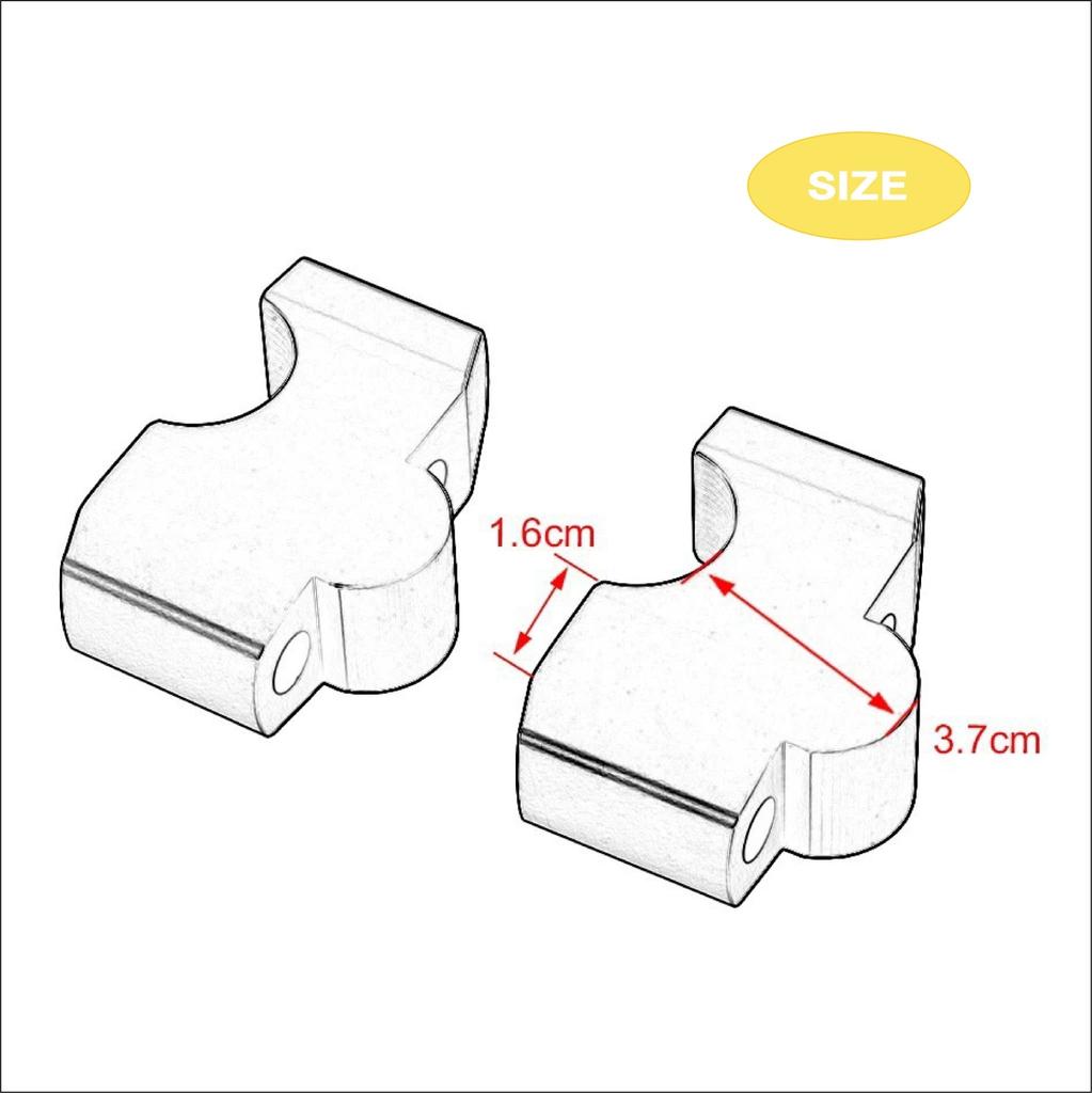 Monica James Honda Rebel Setback Spacer Up Spacer Handlebar Upper Holder Handlebar Riser Handlebar Custom Parts Set of 2 Black 250/500/1100