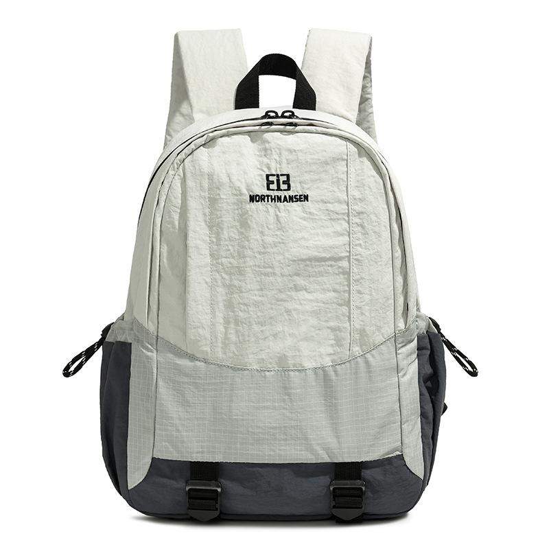 Lightweight Travel Contrast Backpack Student Schoolbag Women's Large Capacity Commuter Backpack