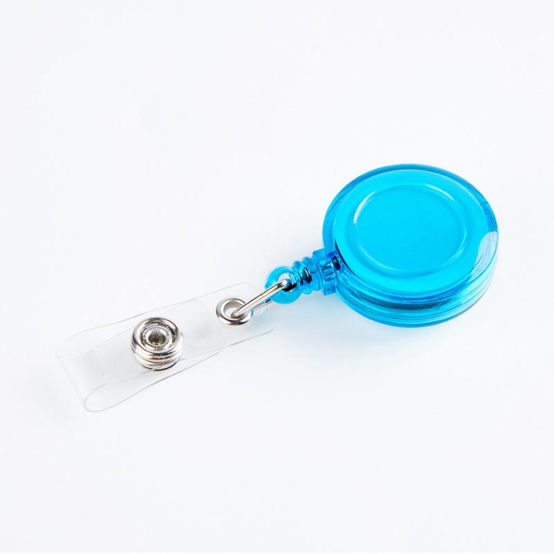 

1pcs Waterproof Transparent Card Holder Plastic Card Id Holders Case To Protect Credit Cards Card Protector Cardholder світло-синій колір
