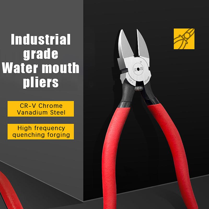 Electrician'S Wire Cutters 6-Inch And 5-Inch Industrial Grade Diagonal Pliers Small Side-Jaw Hand Wire Cutters