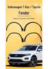Compatible with Volkswagen T-Roc Tayron (2017-2024), Front/rear Wheel Arch Trim, Fender Anti-scratch Strip.