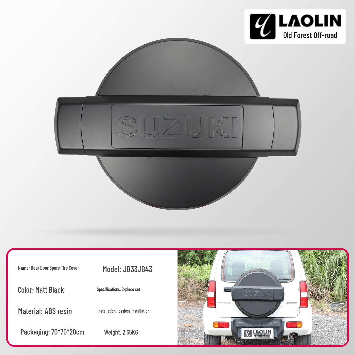 

Rear Spare Tire Cover for 1998-2017 Jimny JB43