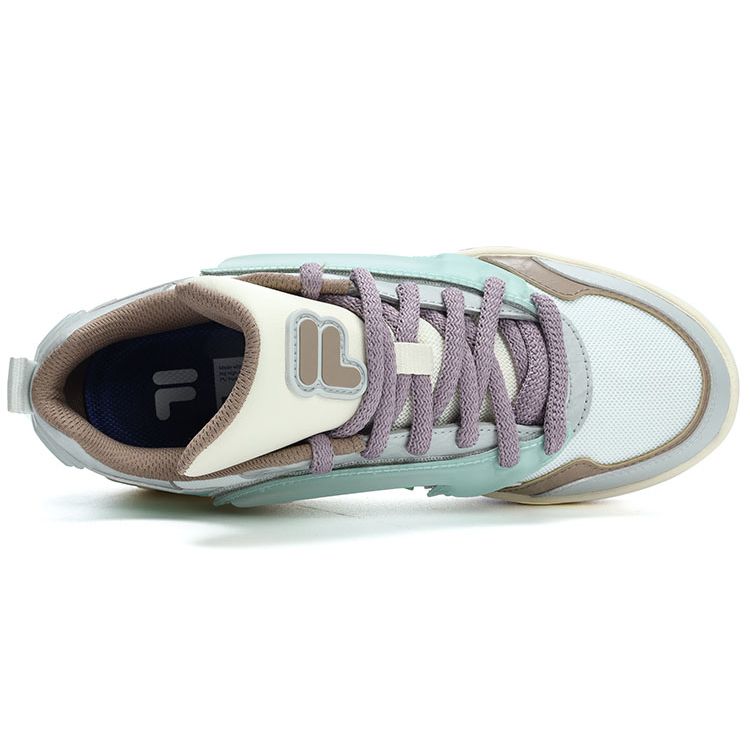 Fila Fusion Desperado Low Retro Basketball Shoes Women Sneaker Blue Purple T12W323205FBG