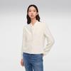OVVOVV Women's V-Neck Crepe Casual Jacket