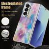 Colorful Marble Case For Samsung Z Fold 8 Ultra 7 6 5 Hybrid 3in1 Leather Skin Plating Frame Hard Folding Phone Cover For Galaxy Z Fold8 Fold7 Fold6