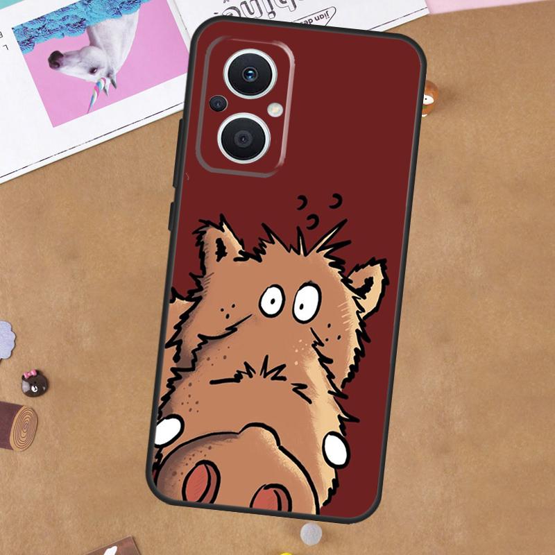 Cute Wild Boar Funny Cartoon For OPPO Reno 13 12 11 10 14 Pro 8T 11F 12F 13F 14F 7 8 Lite OPPO Find X9 X8 X6 X5 Pro Case