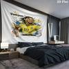 Ronaldinho Wall Tapestry Aesthetic Wall Hanging Printed Fabric Blanket Decorative Tapestries for Bedroom Living Room Home Decor