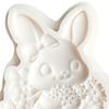 Yousheng Rabbit Silicone Mold Easter Bunny Floral Pattern Chocolate Candy Making Mold Flexible Reusable Easy Demoulding Cake Decoration Mold