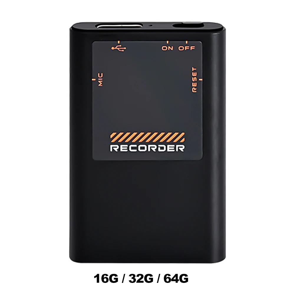 

M11 Mini Voice Recorder AI Noise Cancellation Voice Activated Digital Recorders with Playback for Lectures Meetings Interviews 16G чорний