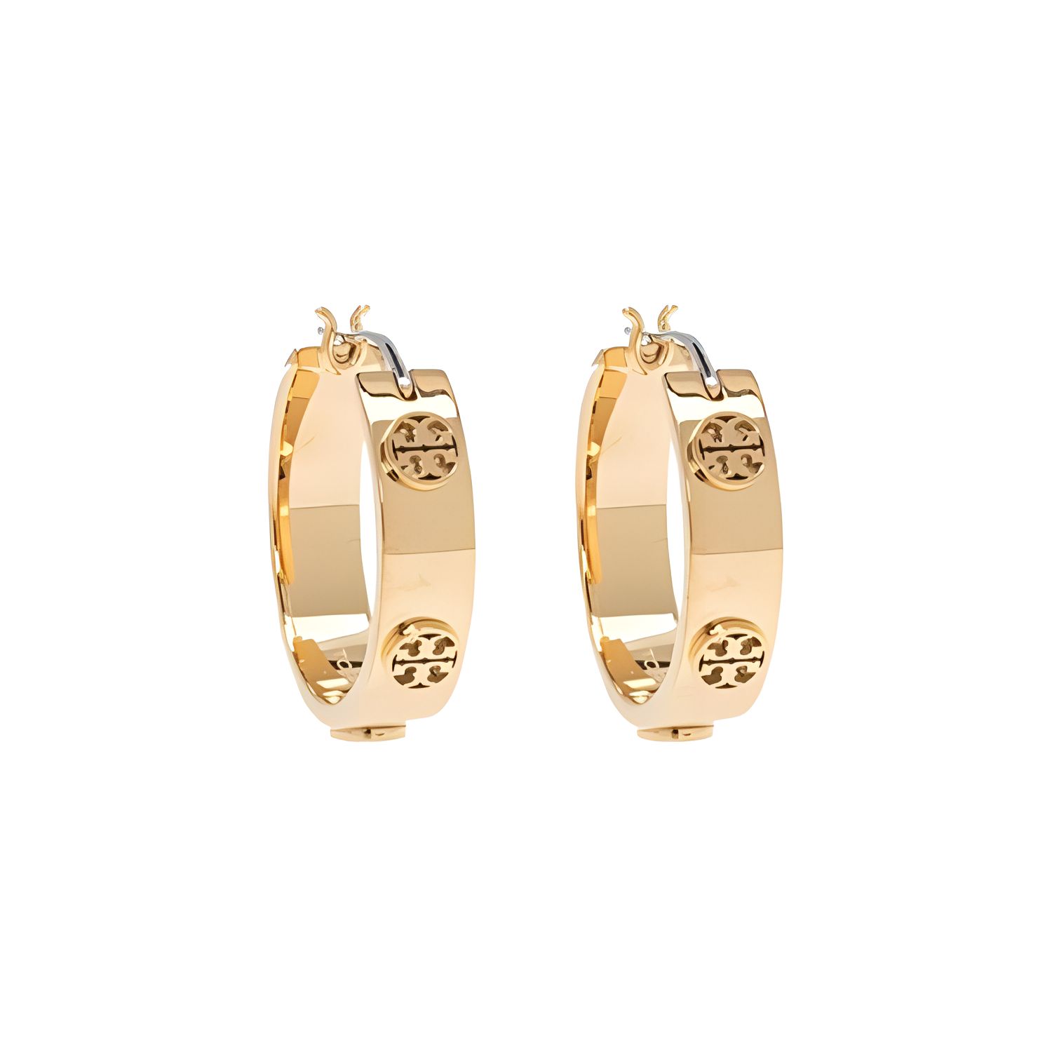 

Tory Burch Miller Studded Hoop Earrings Women earrings Gold 65094 F,Gold